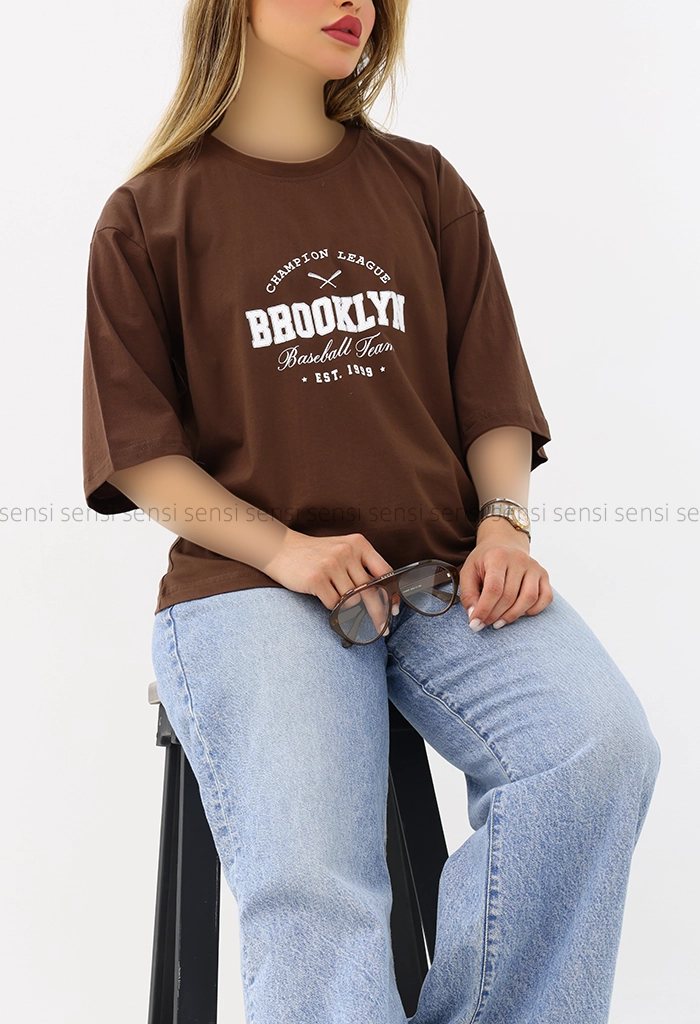 تیشرت باکسی brooklinکد1005914